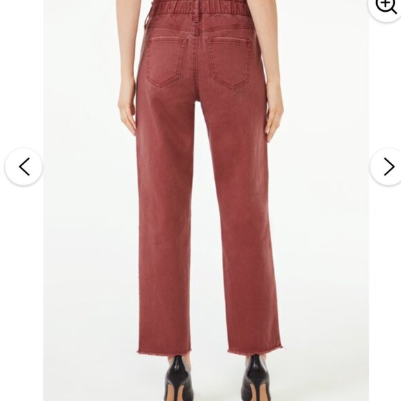 Scoop Crop Strayed Frayed Edge Jeans: Size 2 - Picture 3 of 12